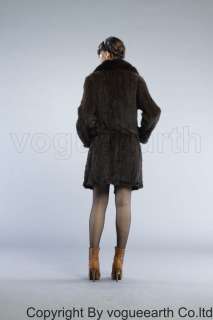 636 new real fox Mink fur brown/black coat/jacket/vest  