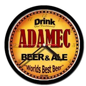  ADAMEC beer and ale wall clock: Everything Else