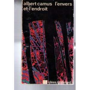  Lenvers et lendroit Albert Camus Books