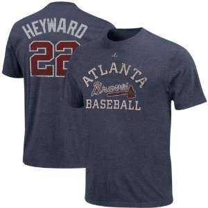 Majestic Jason Heyward Atlanta Braves #22 Market Value Player T Shirt 