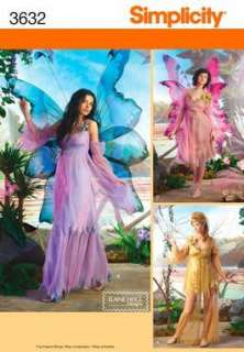 SIMPLICITY SEWING PATTERN 3632 FAIRY COSTUMES 14 20  
