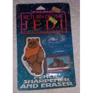 Ewok Wicket Eraser and Pencil Sharpner RETURN OF THE JEDI