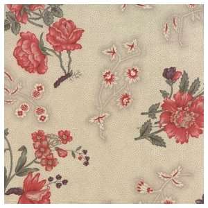  Floral Garden Ivory Fabric Arts, Crafts & Sewing