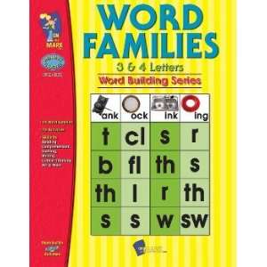   Press OTM1860 Word Families 3 & 4 Letter Words Gr. 1 3: Toys & Games