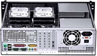 3U Short 3CD + 5HDD Bay Rackmount Chassis ATX D14 Case  