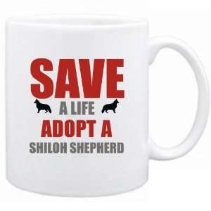   New  Save A Life , Adopt A Shiloh Shepherd  Mug Dog: Home & Kitchen