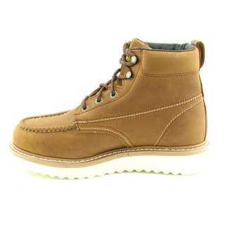 WOLVERINE Work Wedge Mens SZ 12 Brown Honey Boots Work Shoes  