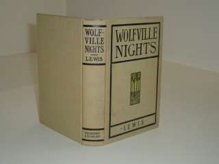WOLFVILLE NIGHTS By ALFRED HENRY LEWIS 1902  