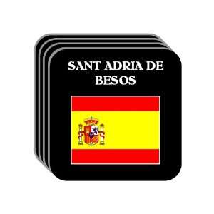 Spain [Espana]   SANT ADRIA DE BESOS Set of 4 Mini Mousepad Coasters