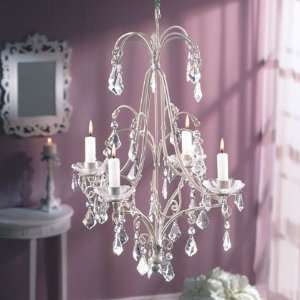 Wholesale lot of 10 Shabby Crystal Chandelier Candle Holder W/Prisms 
