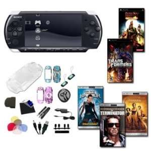  Top Quality Sony PSP 3000 Holiday Bundle  2 Games, 3 UMD 