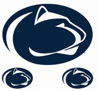 3pc NCAA PENN STATE Nittany LIONS Wall Murals STICKERS!  
