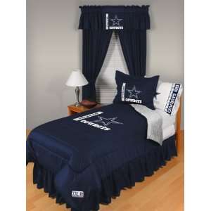  Dallas Cowboys NFL Twin Size Locker Room Bedroom Set 