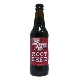 Retro) Red Arrow Root Beer 12 Pack:  Grocery & Gourmet 