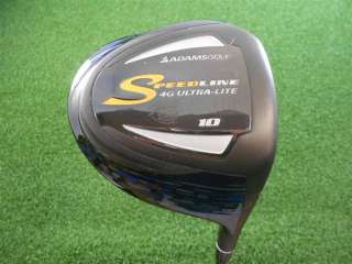 ADAMS SPEEDLINE 4G ULTRA LITE 10* DRIVER SENIOR FLEX GOOD CONDITION 