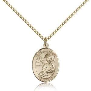  Gold Filled St. Saint Mark the Evangelist Medal Pendant 3 