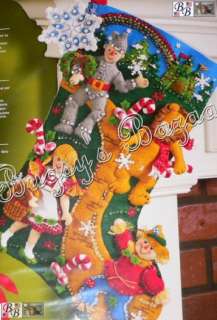 Bucilla Wizard of CHRISTMAS IN OZ Felt Stocking Kit  