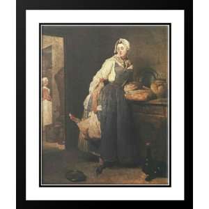 Chardin, Jean Baptiste Simeon 28x34 Framed and Double Matted Return 