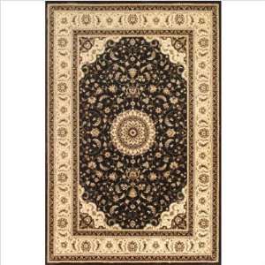  Majesty Isfahan Black Oriental Rug Size: 54 x 78 