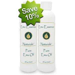    Emu Essence Pure Emu Oil 8 oz Twin Pack AEA Certified Beauty