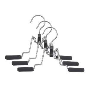 com Whitmor 6100 592 Chrome and Foam Collection Skirt/Slacks Hangers 