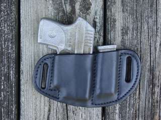 Ruger LCP Crimson Trace & clip leather holster black  