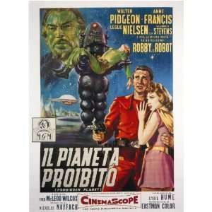  Forbidden Planet (1956) 27 x 40 Movie Poster Italian Style 