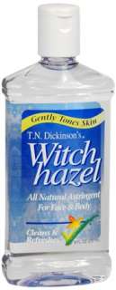 Dickinson Witch Hazel Astringent, 8 oz 052651000052  