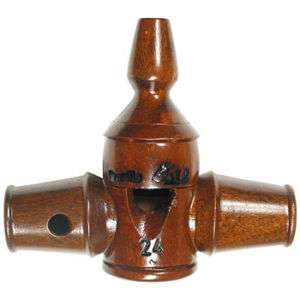 SOLID BRAZILIAN ROSEWOOD SAMBA/BIRD CALL WHISTLE # 24  