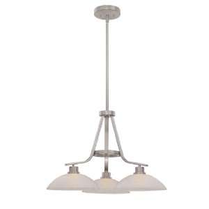  Quoizel PHO5103BN Phoenix 3 Light Chandeliers in Brushed 