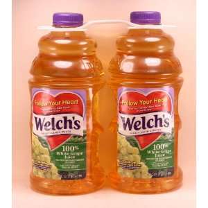 Welchs Family farmer owned 100% white grape juice (2 pack   64 oz 