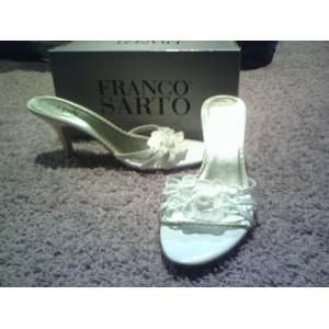  Franco Sarto White Dress Sandal 