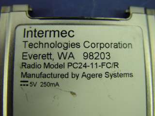 Intermec Radio Card PCMCIA PC24 11 FC/R 4646 000033 16  