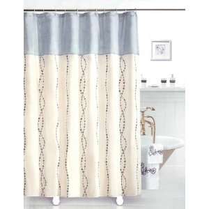  Raindrops Fabric Shower Curtain: Home & Kitchen