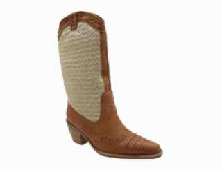 New AWOL OTIS Honey Leather Cowboy Boots Womens sz 6.5  
