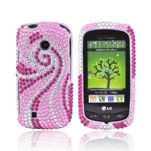   Bling Hard Plastic Case Cover For LG Cosmos Touch VN270 Electronics