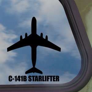 141B STARLIFTER Black Decal Military Soldier Car Sticker:  