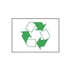  RECYCLABLE SYMBOL (W/GRAPHIC) Sign   10 x 14 Dura 