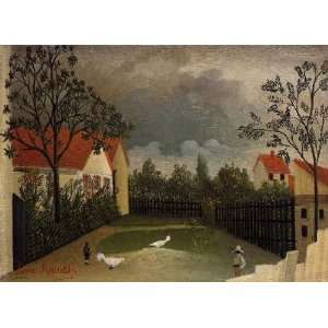   Poultry Yard, by Rousseau Henri Le Douanier  Home