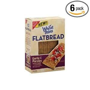 Nabisco Wheat Thins Flatbread, Garlic and Parsley, 5.5 Ounce Boxes 