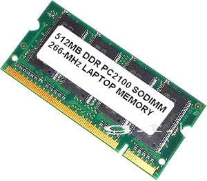 SODIMM 512MB DDR PC2100 266 PC 2100 512 MB LAPTOP RAM  