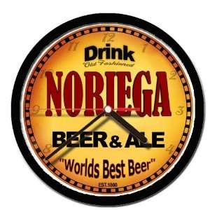  NORIEGA beer and ale cerveza wall clock: Everything Else