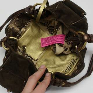 Juicy Couture Brown Velour Medium Handbag!  