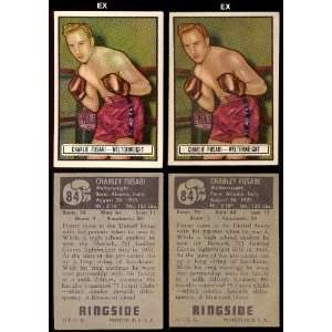  1951 Topps Ringside (Boxing) Card# 84 charlie fusari Good 