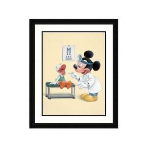  Disney Framed Art Say Ahh for Mickey Children Kids: Home 