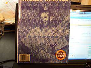 1995 BECKETT SPORTS HEROES MICKEY MANTLE ON COVER  