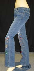 NWT AN FOR ME Las Vegas Sequin Crystal Jeans 33 $575  
