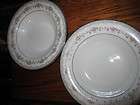   of 2 Noritake Glenwood pattern rimmed soup bowls pattern #5770
