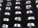 wholesale 50pcs stainless steel nice cut band rings  