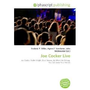  Joe Cocker Live (9786132844491): Books